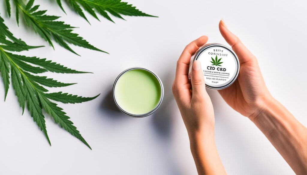 calming CBD balm for anxiety relief