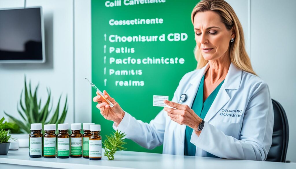 consulting healthcare professional about CBD oil